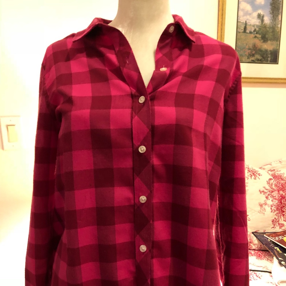 Vineyard Vines Buffalo plaid performance flannel